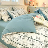 Aesthetic Floral Bedding Set - Twin to Queen Duvet Cover with Pillowcases