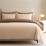 Reversible Brushed Cotton Duvet Cover Set with Pillowcases in Multiple Sizes