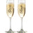 Personalised Mr. And Mrs. Wedding Toasting Flutes Set 🥂 Wedding Toasting Flutes Julia M Home & Kitchen Design 3 white text 