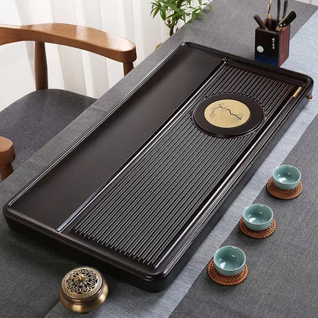 Luxury Solid Wood Gongfu Tea Tray 🌿 lotus tea tray Julia M Home & Kitchen 76x40x5cm  