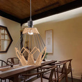 Woven Rattan Pendant Lampshade: Elevate Your Lighting Style 🌟 pendant lamps Julia M Home & Kitchen   