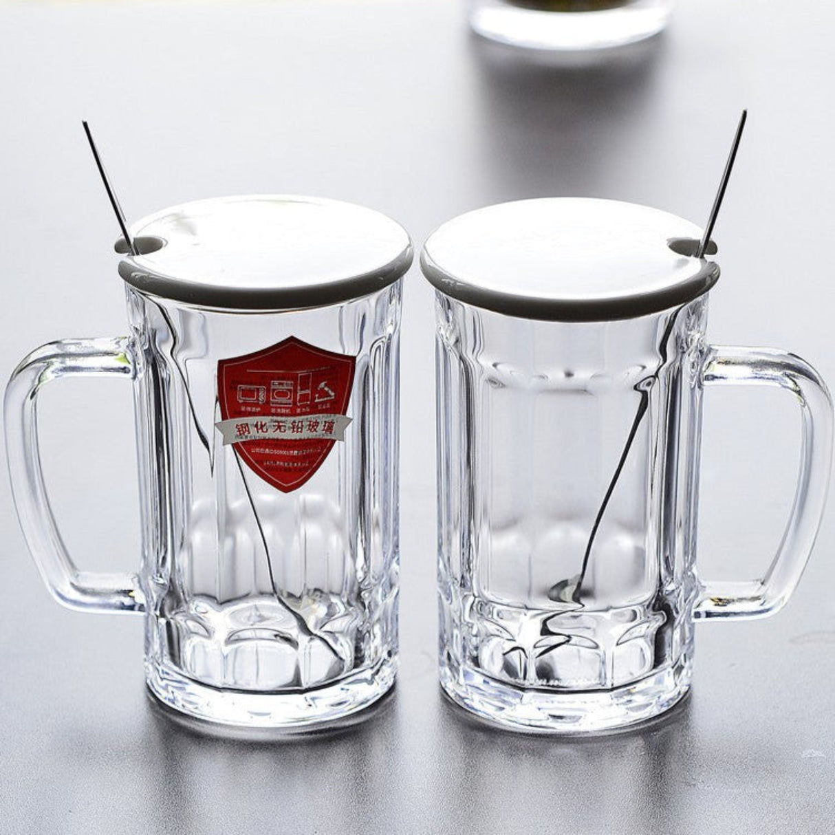 Tempered Glass with Handle Anti - Drop and Heat - Resistant Household Cups - Julia M LifeStyles