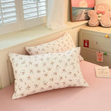 Aesthetic Floral Bedding Set - Twin to Queen Duvet Cover with Pillowcases