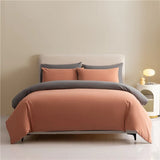 Reversible Brushed Cotton Duvet Cover Set with Pillowcases in Multiple Sizes