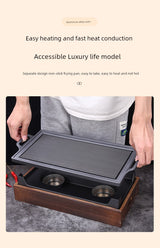 Aluminum Alloy Korean Style Restaurant Charcoal Insulated Barbecue Grill - Julia M LifeStyles