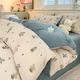 Aesthetic Floral Bedding Set - Twin to Queen Duvet Cover with Pillowcases - Julia M LifeStyles