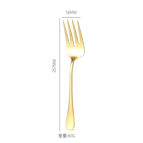 Gold Stainless Steel Korean Tableware Set 🍲🥄🍴 Flatware sets Julia M Home & Kitchen CZ012  