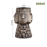 Exotic Tiki Ceramic Cocktail Glass 🍹 - Julia M LifeStyles