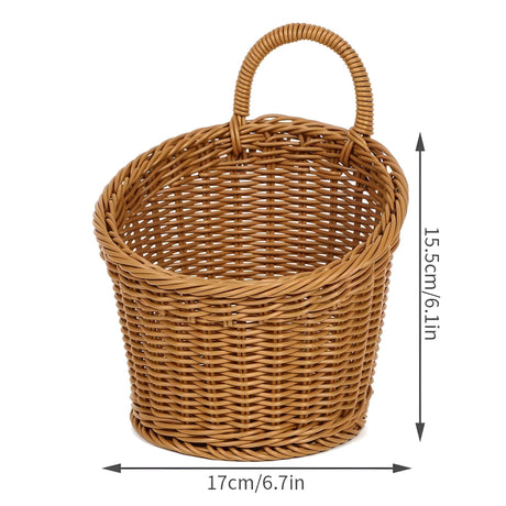 Woven Hanging Storage Basket & Flower Plant Pot 🌿 hanging baskets Julia M Home & Kitchen Storage basket S4  