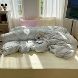 Ultra Soft Washed Microfiber Duvet Cover Set with Pillowcases - Julia M LifeStyles