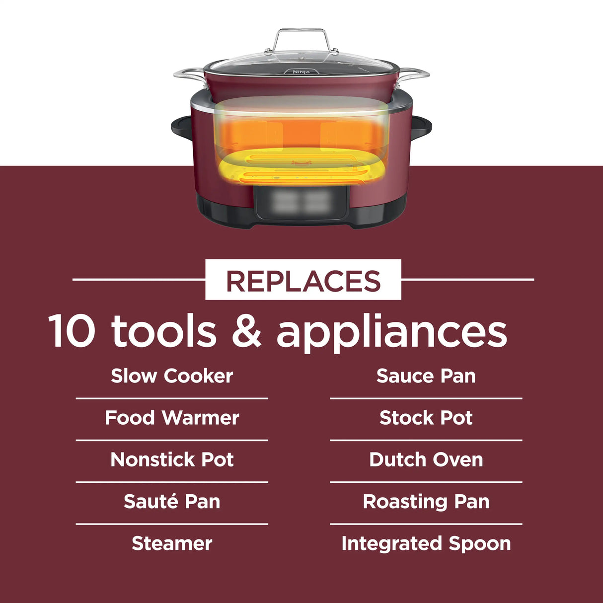 Ninja® Foodi® PossibleCooker™ 8.5qt Multi-Cooker Cookware & Bakeware Combo Sets Julia M Home & Kitchen   