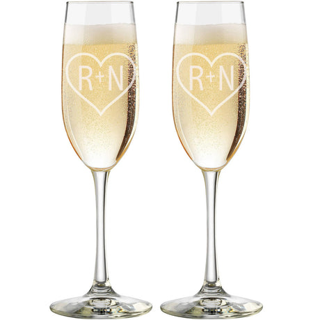 Personalised Mr. And Mrs. Wedding Toasting Flutes Set 🥂 Wedding Toasting Flutes Julia M Home & Kitchen Design 4 white text 