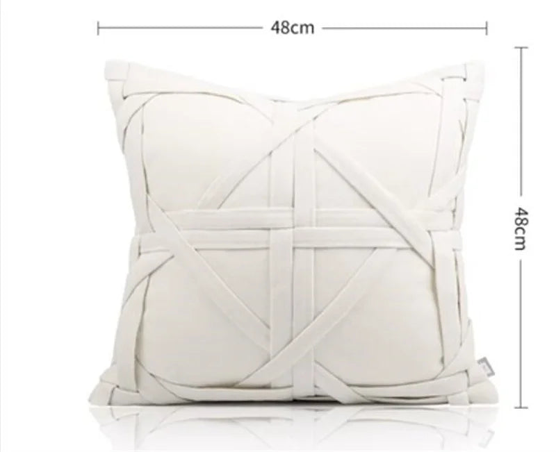 Luxury Italian Jacquard Pillow Covers pillowcase sofa cushion covers Julia M Home & Kitchen 45x45cm 22  