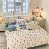 Aesthetic Floral Bedding Set - Twin to Queen Duvet Cover with Pillowcases - Julia M LifeStyles