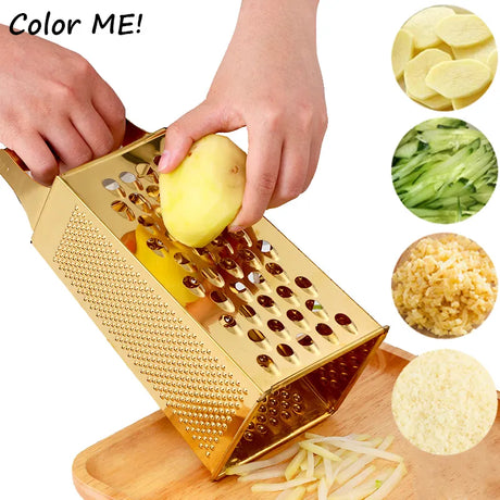 Stainless Steel Multi-Functional Vegetable Cutter Grater grater Julia M Home & Kitchen   