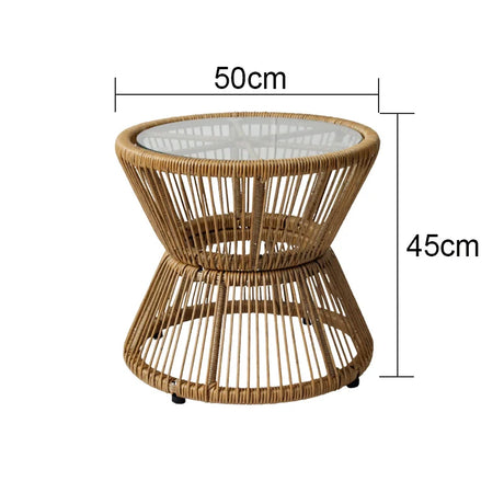 "Modern Rattan Dining Armchair - Nordic Design" rattan dining chair Julia M Home & Kitchen tea table  