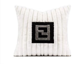 Luxury Italian Jacquard Pillow Covers pillowcase sofa cushion covers Julia M Home & Kitchen 50x50cm 12  