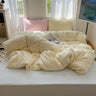 Ultra Soft Washed Microfiber Duvet Cover Set with Pillowcases - Julia M LifeStyles