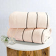 Luxury Bone Cotton Bath Sheet Set - 2 Piece Soft & Quick Dry Towels Luxury Bath Towel Set Julia M Home & Kitchen United States  