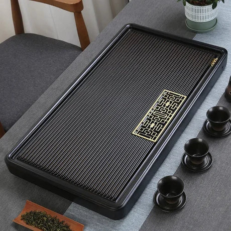 Luxury Solid Wood Gongfu Tea Tray 🌿 lotus tea tray Julia M Home & Kitchen 70x38x5cm 3  