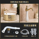 Luxury Oval Ceramic Bathroom Sink - 12L Capacity - Julia M LifeStyles