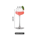 Jx01 Closed Juxiang Goblet Cocktail Glass Champagne Glass Martini Cup Mixing Glasses Glass Creative Wine Glass