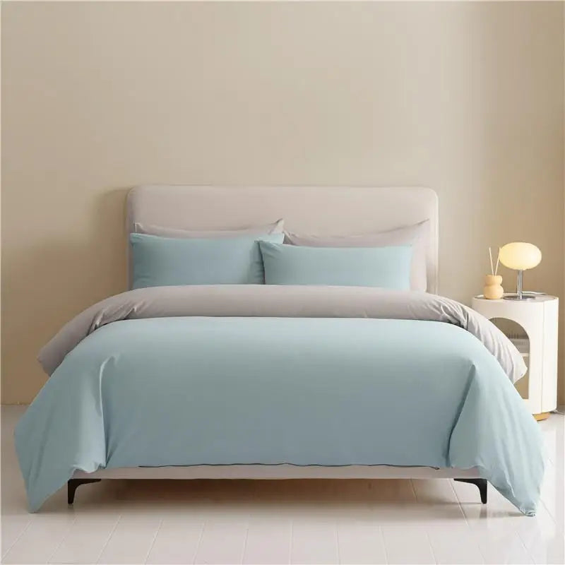 Reversible Brushed Cotton Duvet Cover Set with Pillowcases in Multiple Sizes - Julia M LifeStyles