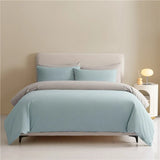 Reversible Brushed Cotton Duvet Cover Set with Pillowcases in Multiple Sizes