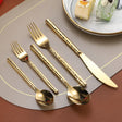 "Shiny Gold Stainless Steel Cutlery Set" Flatware sets Julia M LifeStyles   