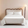 Luxury 1000TC Egyptian Cotton Duvet Cover Set with Silver Embroidery - Julia M LifeStyles