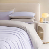 Reversible Brushed Cotton Duvet Cover Set with Pillowcases in Multiple Sizes