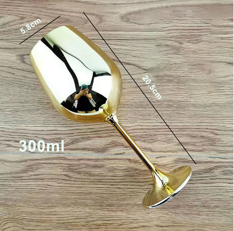 Elegant Electroplated Gold Crystal Champagne Glass Drinkware Julia M LifeStyles C  300ml 1PCS 