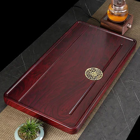 Luxury Solid Wood Gongfu Tea Tray 🌿 lotus tea tray Julia M Home & Kitchen 80x42cm 2  