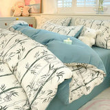 Aesthetic Floral Bedding Set - Twin to Queen Duvet Cover with Pillowcases - Julia M LifeStyles