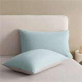 Reversible Brushed Cotton Duvet Cover Set with Pillowcases in Multiple Sizes