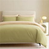 Reversible Brushed Cotton Duvet Cover Set with Pillowcases in Multiple Sizes