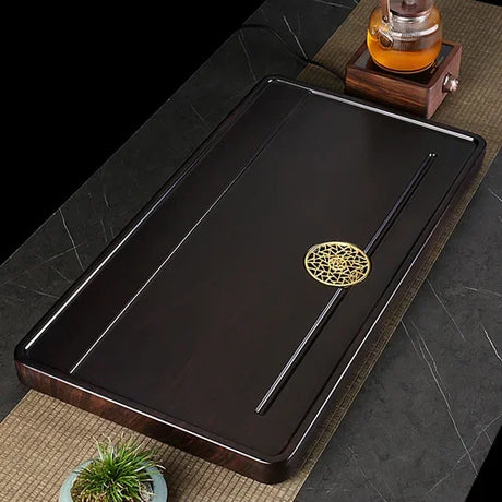 Luxury Solid Wood Gongfu Tea Tray 🌿 lotus tea tray Julia M Home & Kitchen 80x42cm  