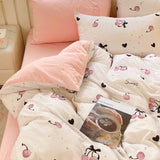 Aesthetic Floral Bedding Set - Twin to Queen Duvet Cover with Pillowcases