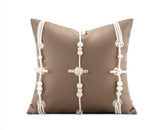 Luxury Italian Jacquard Pillow Covers pillowcase sofa cushion covers Julia M Home & Kitchen 45x45cm 18  