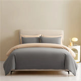 Reversible Brushed Cotton Duvet Cover Set with Pillowcases in Multiple Sizes