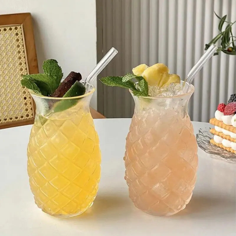 Pineapple Shaped Cocktail Glasses Set COCKTAIL CLASS Julia M LifeStyles   