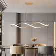 Smart Home Alexa Hanging Modern Chandelier For Dining Living Room Kitchen Lamp Gold/Chrome Plated Led Chandelier Light Fixtures LED Lighting & Lamps Julia M Home & Kitchen   