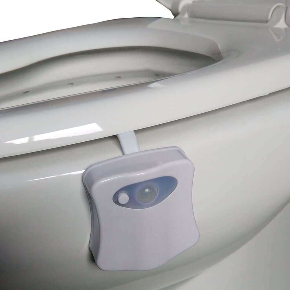 Smart Motion Sensor Toilet Seat LED Backlight Night Light 8 Colors / Waterproof LED Lights Julia M Home & Kitchen   
