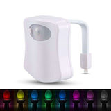 Smart Motion Sensor Toilet Seat LED Backlight Night Light 8 Colors / Waterproof LED Lights Julia M Home & Kitchen   