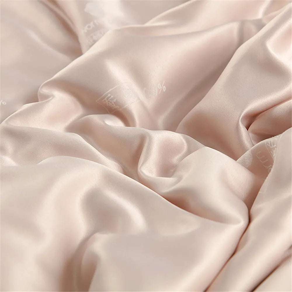 Julia M Home & Kitchen Silk Comforter - Luxury Handmade 100% Natural Silk Quilt 100% Natural Silk Quilt Duvet Handmade Julia M Home & Kitchen   