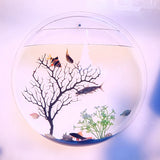 Wall-Mounted Fish Tank Vase - Creative Living Room Décor