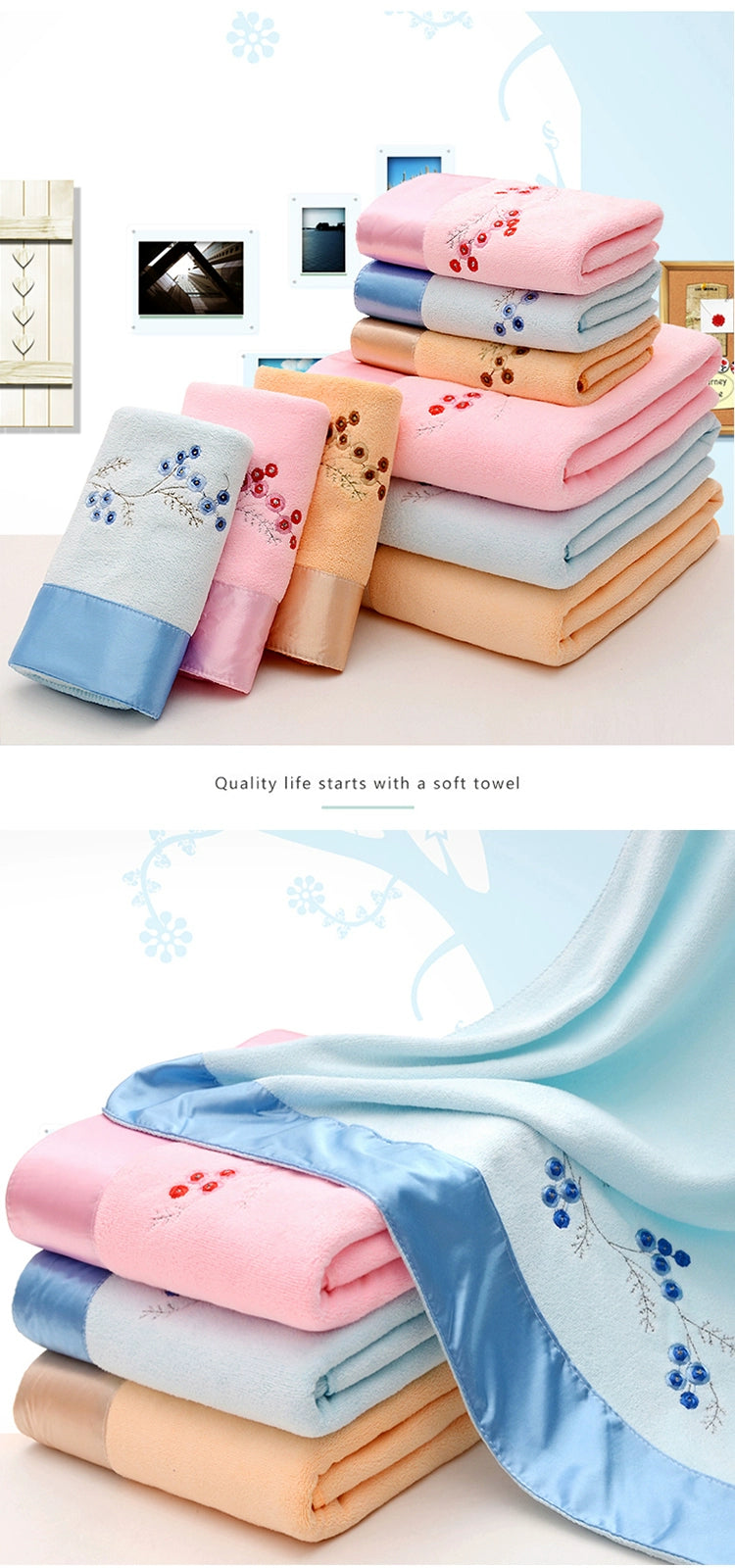 Bath Towel Towel Set Adult Female Chest Wrap plus Size Thickening Is Stronger than Pure Cotton Soft Kids Absorbent Cute Cartoon Korean - Julia M LifeStyles