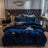 Velvet Milk Solid Color Quilt Cover Quilts and Blankets Julia M Home & Kitchen Navy Blue 150x200cm 