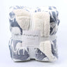 Weighted Flannel Fleece Blanket blankets Julia M Home & Kitchen elephant 150x200cm 