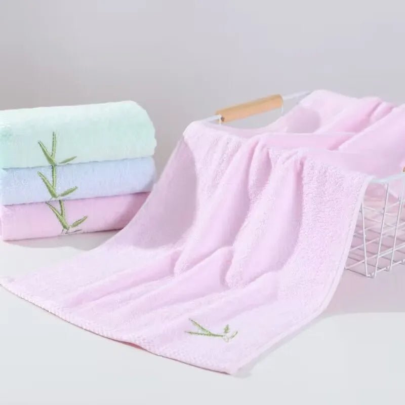 Absorbent Bamboo Fiber Towel for Adults, Household Hand Towel, Cotton, 78x39cm - Julia M LifeStyles